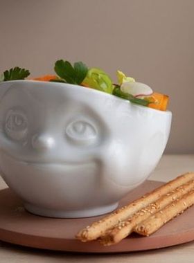 TASSEN表情碗 德国进口碗陶瓷创意可爱个性卡通3D陶瓷酸奶甜品碗
