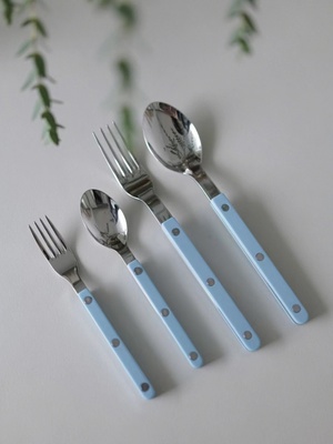新款SabreParis蓝色餐具套装