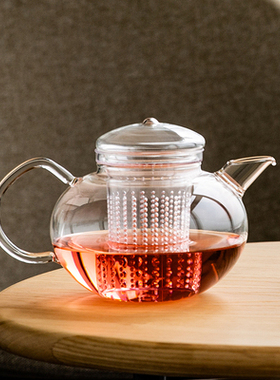 Trendglas Jena现货德国进口可明火加热茶壶 耐高温玻璃壶烧水壶