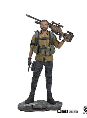 『现货』PureArts Ubisoft育碧 全境封锁2布莱恩·约翰逊手办模型