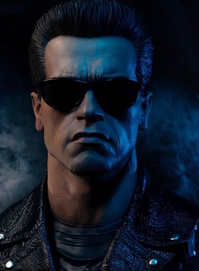 『预售不包邮』PureArts《终结者2》T-800型号101艺术面具