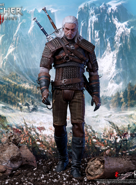 『预售不包邮』《巫师3：狂猎》利维亚的杰洛特1/6可动关节人偶