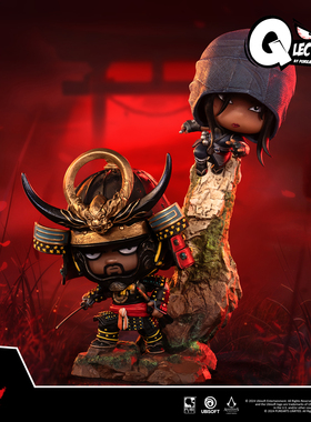 『现货』PureArts 育碧 刺客信条 Q版系列手办 弥助&奈绪江