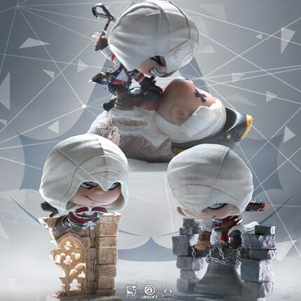 『现货』PureArts 育碧 刺客信条 Q版手办 阿泰尔艾吉奥康纳