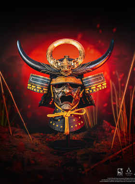 『现货』PureArts 育碧 刺客信条：影 弥助1/1头盔 YASUKE HELMET