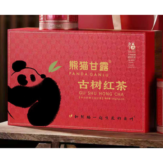 古树红茶蒙顶山红茶120克礼盒装