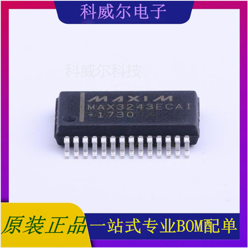 MAX3243ECAI+T 封装SSOP-28 MAXIM(美信) 芯片 全新原装