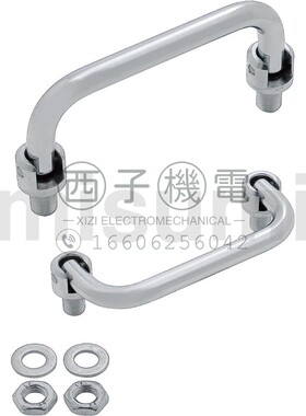 E-LUWAFNS100 120 180 原装MISUMI米思米 可折叠拉手 内装 不锈钢