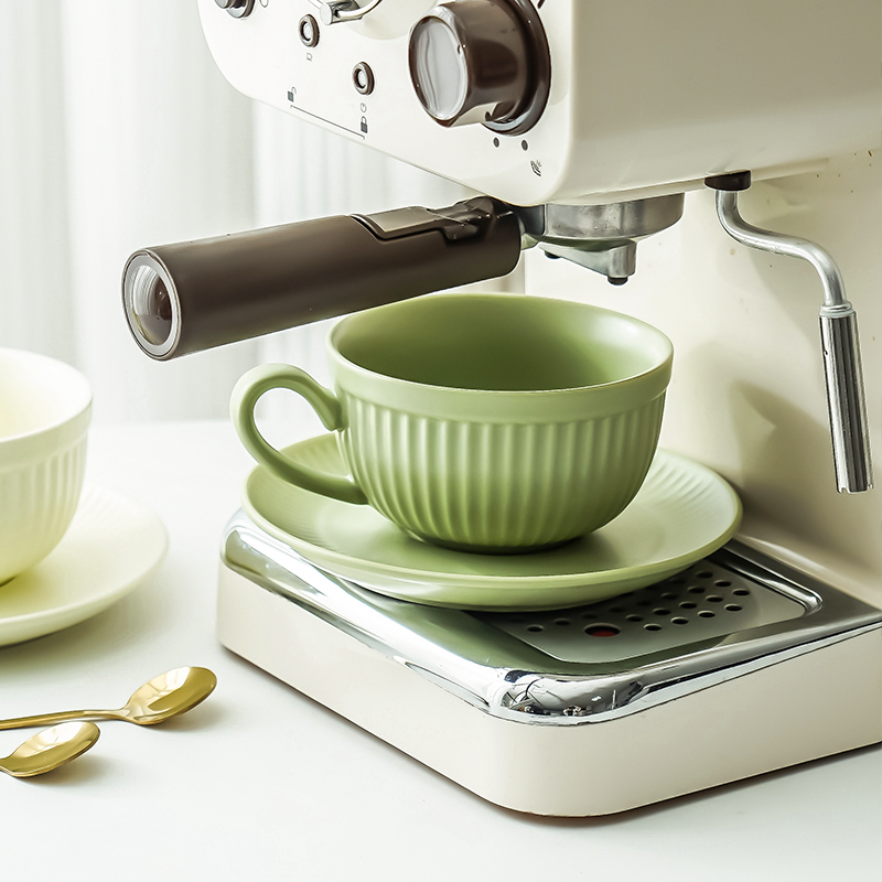 南舟北木拿铁拉花杯子网红咖啡店