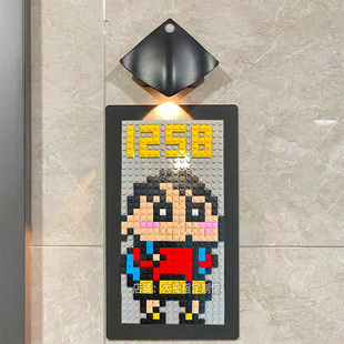 蜡笔小新适门牌号家用号码牌磁吸入户门牌2025新款卡通节创意定制