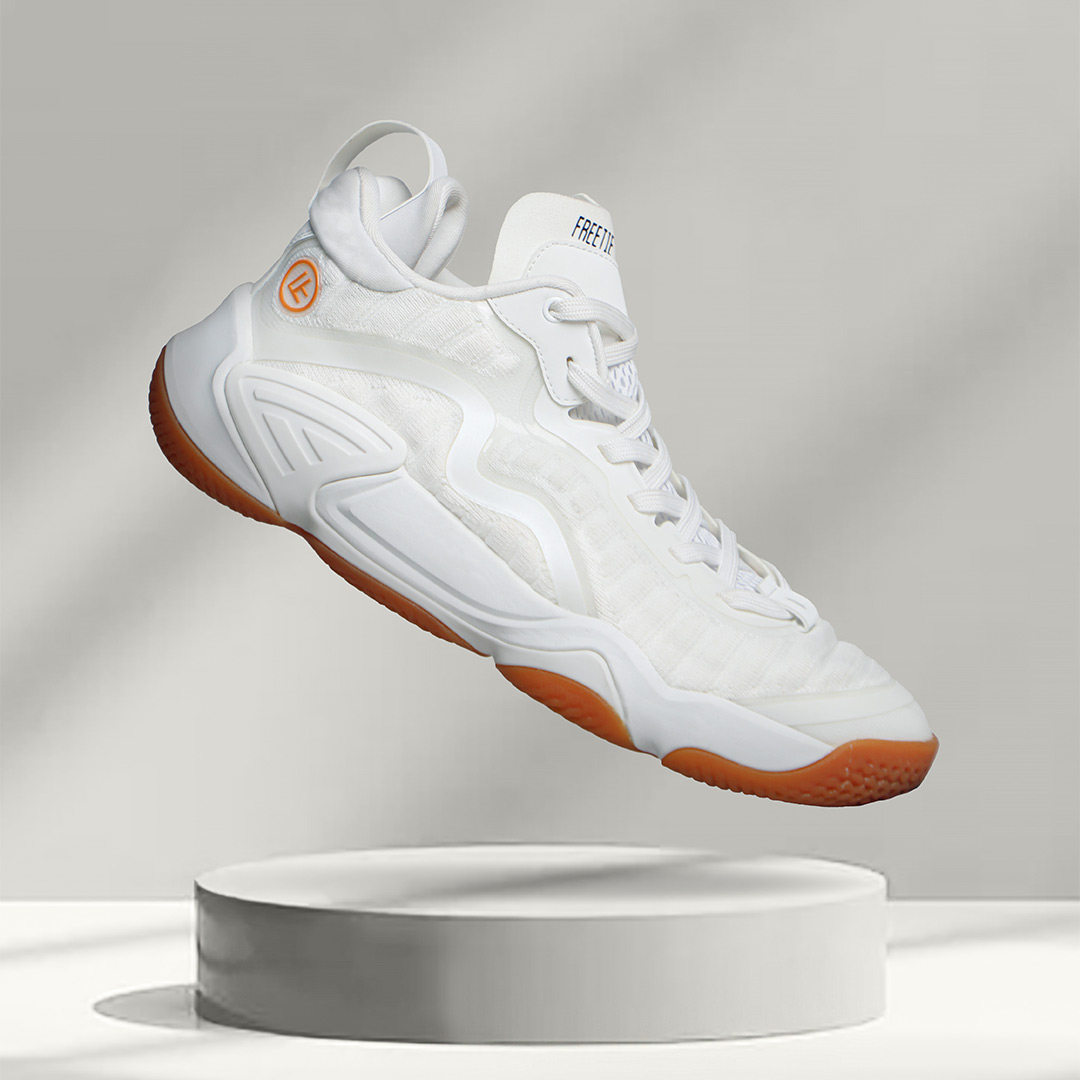 极客鞋谈 x freetie联名牛蹄一代低帮减震系带缓震实战篮球鞋