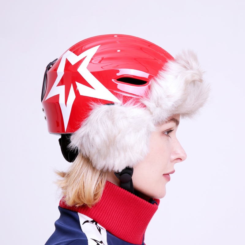 PM滑雪头盔女硬壳防撞调节保暖双板单板户外雪具