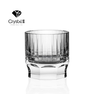 Crystal贵有贵 道理屹泰纯手工奢华私人会所INS风威士忌水晶酒杯