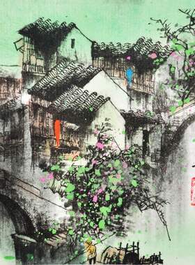 客厅卧室四联无框画
