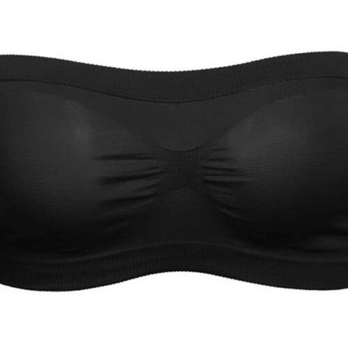 Lady's Sexy Strapless Crop Top Bra Bandeau Boob Tube Bra