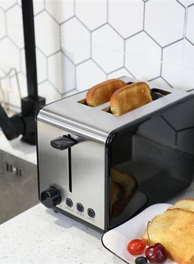stainless steel toaster machine English button 2-4 tablets