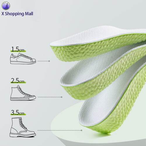 Half-Length Height Insoles Lift Pads Arch Support Cushion