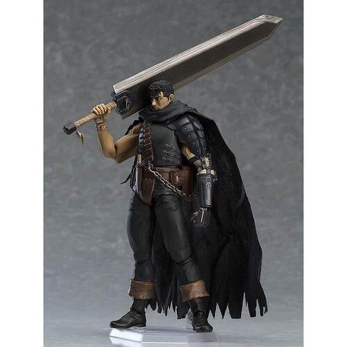 Berserk Guts Assembly PVC Action Figure Anime Black Swordsma