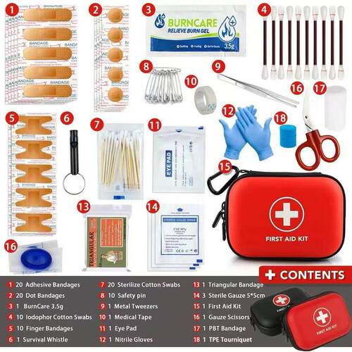 First Aid Kit Multi-purpose Emergency Medical Portable Medic