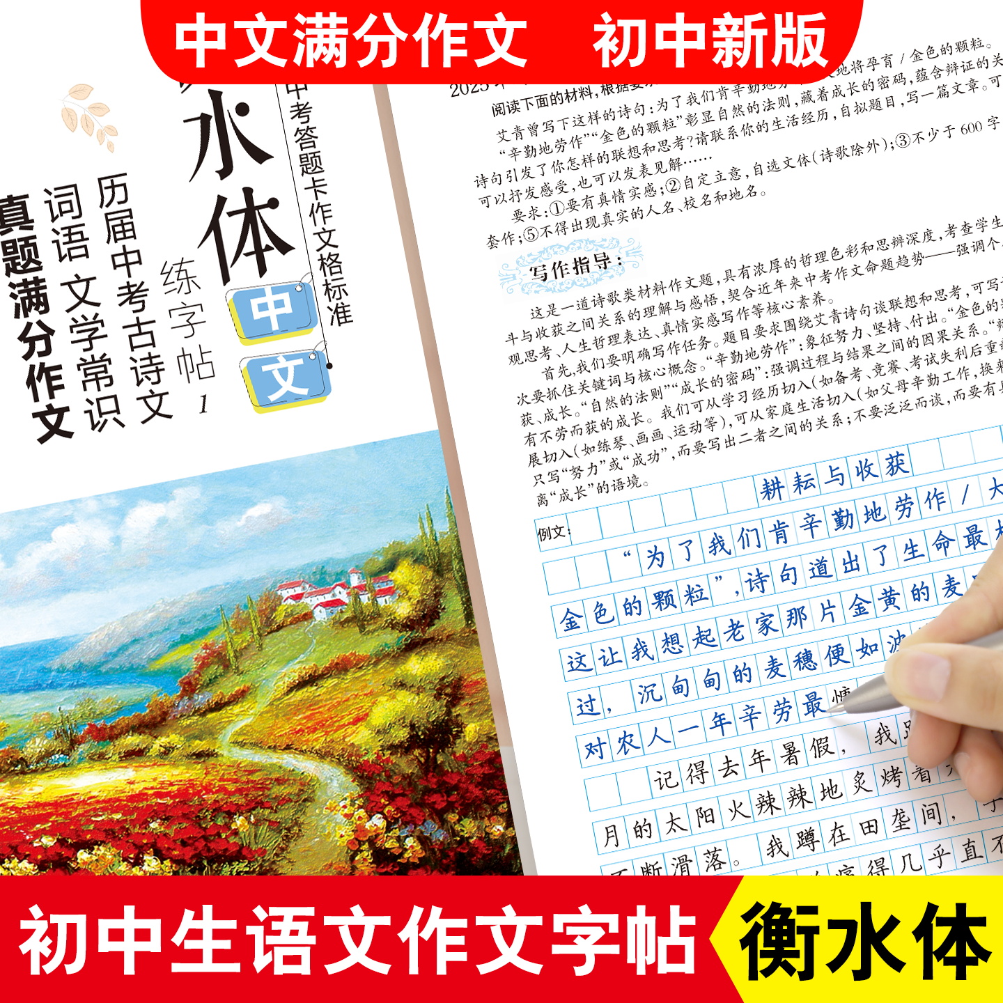 雅艺堂中文衡水体中学生作文字帖