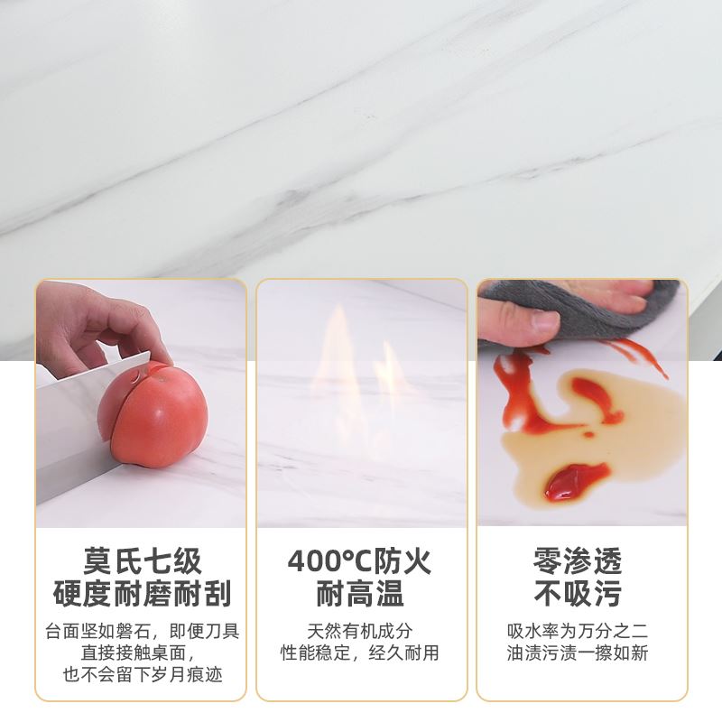 不锈钢厨房橱柜灶台柜一体厨柜岩板整体储物柜组装家用经济型