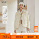 SANI进口波兰鹅绒羽绒服女保暖绗缝锁绒舒适立领风衣外套26秋冬季