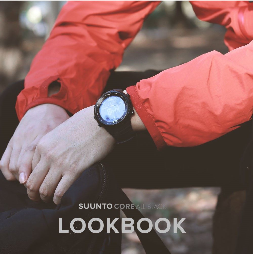 SUUNTO颂拓 Core 核心经典户外登山 男士手表 石英黑 ss014279010