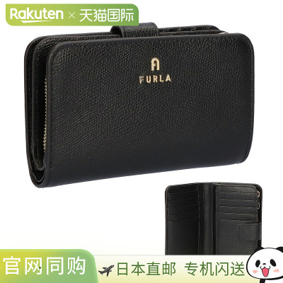 日本直邮FURLA 折叠钱包双折钱包迷你钱包CAMELIA MFURLA Camelli