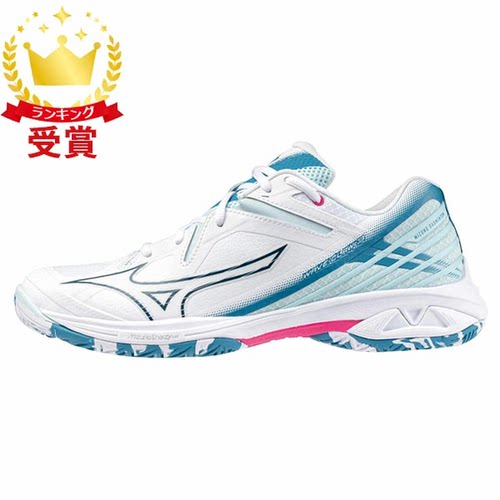 MIZUNO美津浓男女通用羽毛球鞋排球运动鞋波爪3 FIT 71GA244221