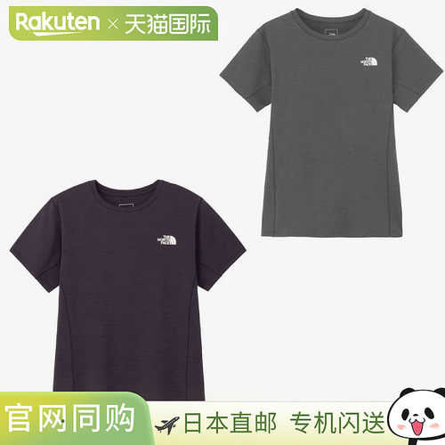 日本直邮The North Face 短袖 FlashDry 3D 圆领女士 T 恤 NTW126