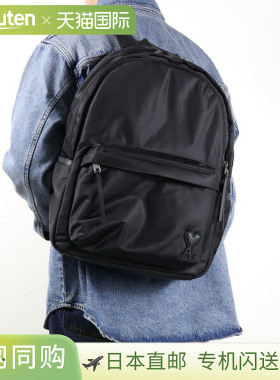 日本直邮AMI PARIS Marcel 尼龙双肩包 ULL728 AW0001男女通用双/