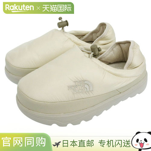 日本直邮The North Face 女士运动鞋24厘米奶油色 CAMP MULE NS93