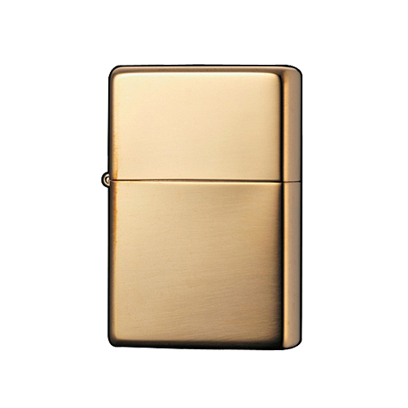 ZIPPO芝宝打火机光板系列1937复刻版平顶镜面黄铜色正品日本直邮