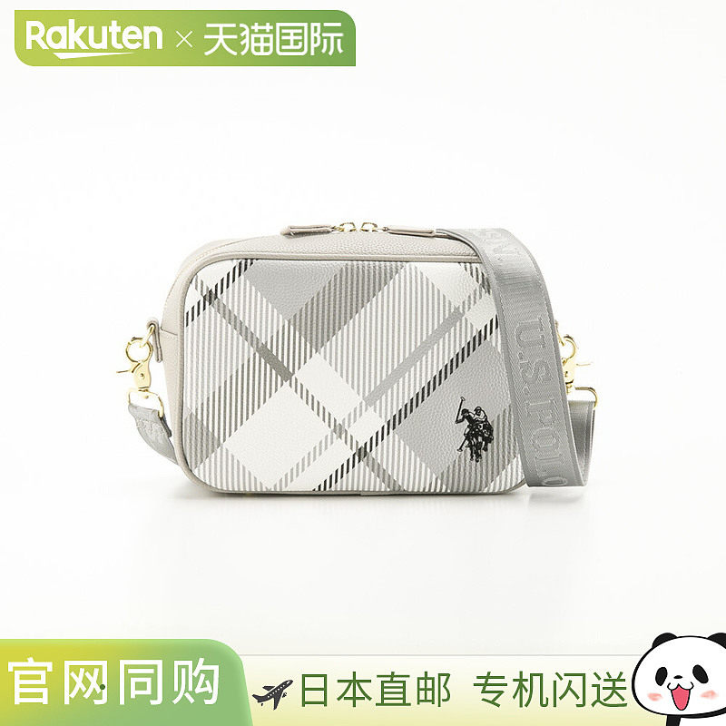 日本直邮US POLO ASSN 格纹单肩包 USPA2675