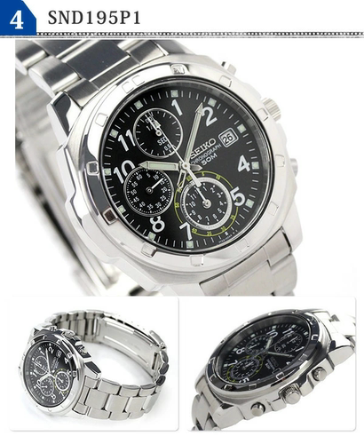 Seiko/精工男士商务石英手表SND195
