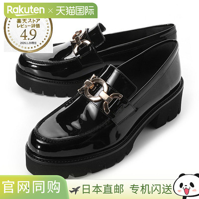 日本直邮PASCUCCI 女士黑色乐福鞋 Charol Supersoft Nero 色号 (