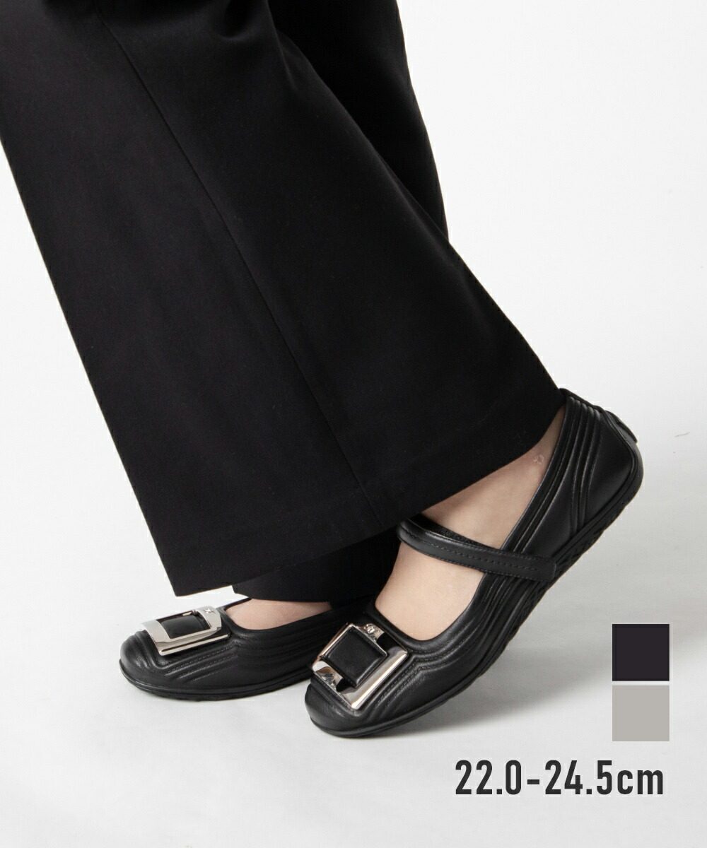 ROGER VIVIER女士方扣羊皮RV浅口鞋单鞋RVW79343360