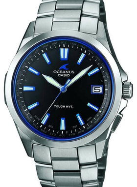CASIO OCEANUS卡西欧海神系列钛合金太阳能电波表OCW-S100-1AJF