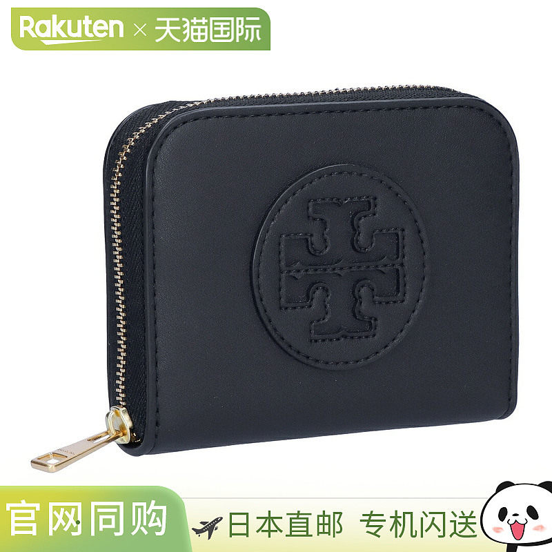 日本直邮TORY BURCH 折叠钱包 零钱包 卡片夹 ELLA BIO 小号拉链