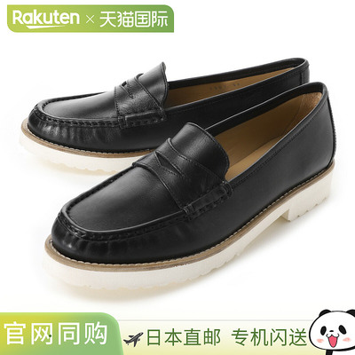 日本直邮PASCUCCI Zoe 3307 Foulard Nero 乐福鞋 黑色 女士模压