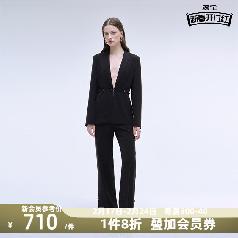 INSPIRE&STORIES 两穿西装休闲女士可拆卸小众设计西服外套HM015