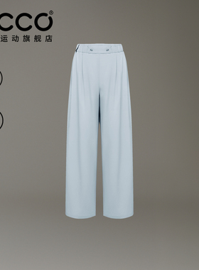 ECCO×白山联名 26新款吸湿速干户外休闲裤子直筒裤女款EW261P040