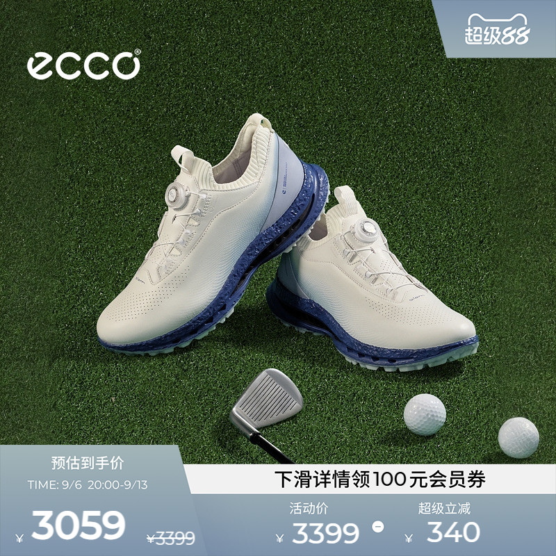 ECCO爱步高尔夫球鞋男 BOA系带防滑支撑缓震GLOF BIOM C5 132624
