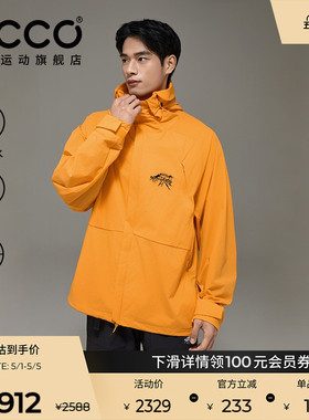 ECCOx白山联名胶囊系列户外防泼防晒软壳衣男女同款EW251J011