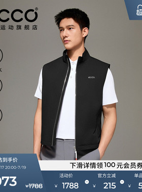 ECCO爱步高尔夫马甲 2026新款防水户外休闲运动服男款EG261J026