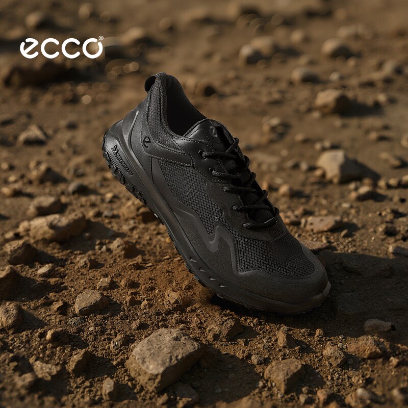 ECCO爱步登山鞋男款 春夏户外网面耐磨徒步越野运动鞋 奥途824334图片