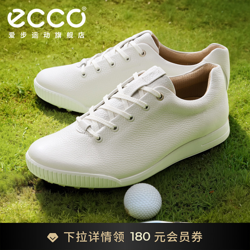 ECCO高尔夫鞋爱步 款男士牛皮缓震防滑 高尔夫复古街头150634图片