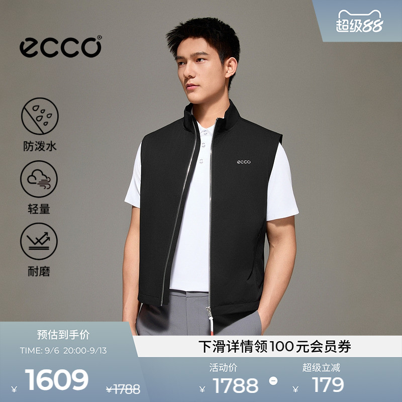 ECCO爱步高尔夫马甲 2026新款防水户外休闲运动服男款EG261J026图片