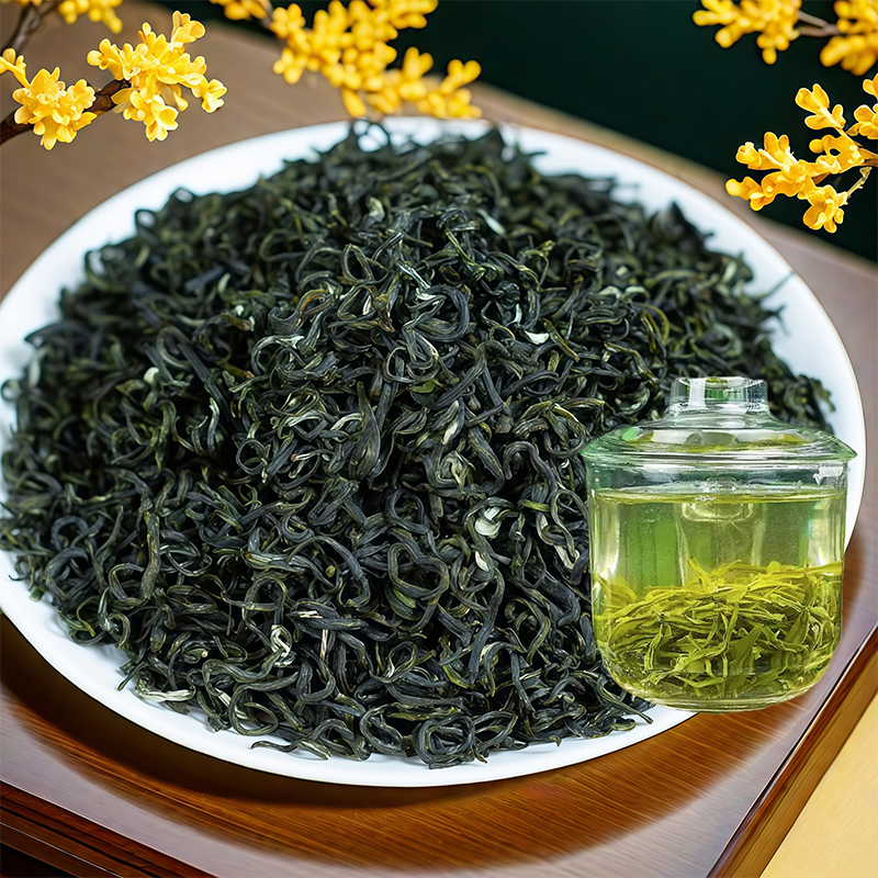 2025新春茶陕青南汉中西乡散装炒青栗香毛尖茶浓香耐泡绿茶叶500g