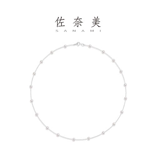 925银小米满天星淡水珍珠项链女